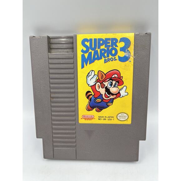 Super Mario Bros. 3 (Nintendo NES, 1990) Cartridge Only Authentic Tested & Works - Picture 2 of 7